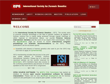 Tablet Screenshot of isfg.org